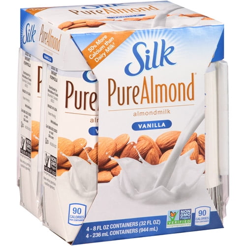 silk purealmond vanilla almondmilk