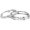 Mens, variant on Starry Sky Rings for Women and Men, Fashion Electroplated White Copper Simple Style Rings