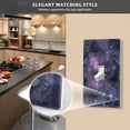 thumbnail image 5 of Yayeee Toggle Light Switch Wall Plate 1-Gang 4.5"x2.7" Home Decorative Outlet Cover, Purple Sky Pattern, 5 of 7