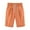 Orange, variant on Suumer Plus Size Shorts for Womens Fshion Solid Color Temperament