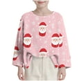 thumbnail image 1 of Chemise à Manches Longues pour Enfants Imprimé Décontracté Ample avec Col Rond, Chemises Amusantes, 1 of 8