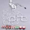 thumbnail image 4 of Hugtrwg Guirnalda Luces LED Navideñas Guirnalda Decorativa Papá Noel 3m DIY, 4 of 9