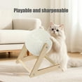 thumbnail image 5 of OEFNTAC Home and Kitchen Sisal Cat Scratching Ball Roller Climbing Frame Durable No Shedding Entertainment Scratcher for Cats Play 7.09x7.09x4.72in, 5 of 6