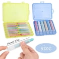 thumbnail image 3 of Dustless Chalk,12 Pcs Non-Toxic Washable Chalk Pens,Colored Chalks for Chalkboard & Blackboard Drawing Writing,Chalkboard Chalk Pen with Holder,Colored Chalk for Teachers,Wet Erase Easy Clean, 3 of 9