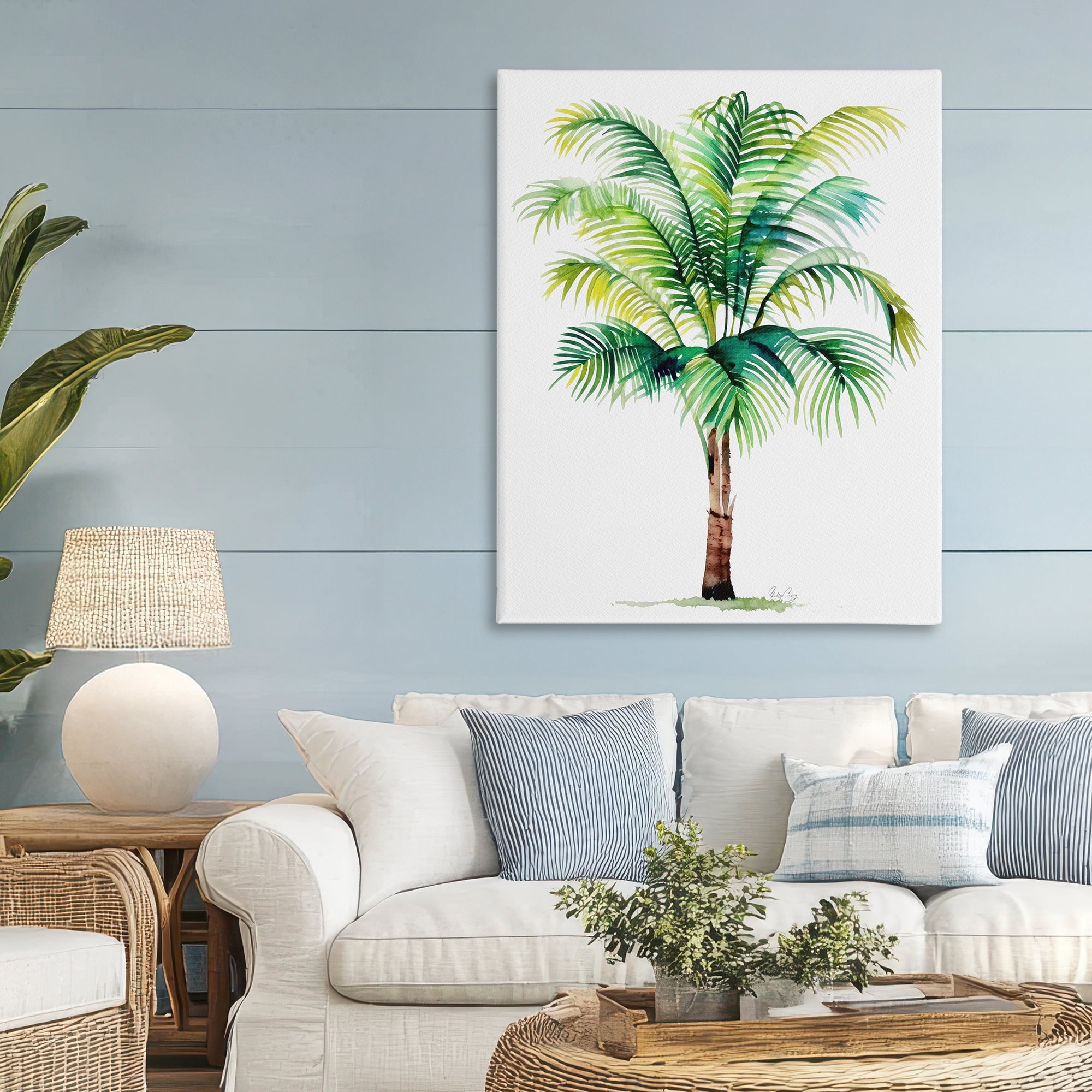 Stupell Industries Breezy Fronds Palm Canvas Wall Art, design by Shelly Craig