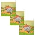 thumbnail image 7 of Dreamtimes 5 PCS Autumn Cat Cute Baby Muslin Washcloths, Maple Leave Face Towel Burp Cloths Ultrasoft Absorbent Cotton Bath Wipes Towels for Newborn Boys Girls, 7 of 7