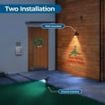thumbnail image 2 of Solar Lights Outdoor Waterproof, Solar Spot Lights- 2 Pack/4 Mode LED Spotlights 2-in-1 Auto On/Off Powered Landscape Lighting for Outside Yard Wall Garden Path Driveway, Cool White, 2 of 7