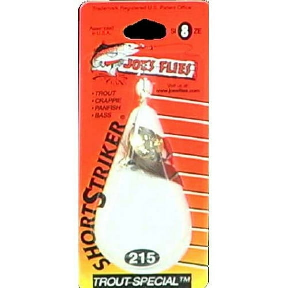 Joe's Flies Inline Spinner Short Striker Size 8 Brown/Red