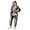 A-White34, variant on XIAONU Womens Skeleton Jumpsuit Bone Print Hooded Zip Up Long Sleeve Halloween Party Onesie