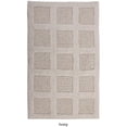 thumbnail image 2 of Knightsbridge Square Honeycomb 100% Cotton Reversible Bath Rug 20 X 30 Natural, 2 of 2