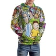 thumbnail image 6 of Rick And Morty Unisex Adult Hoodie Casual Hooded Sweatshirt Pullover Novelty 3D Printed Sweater Jacket M, 6 of 8