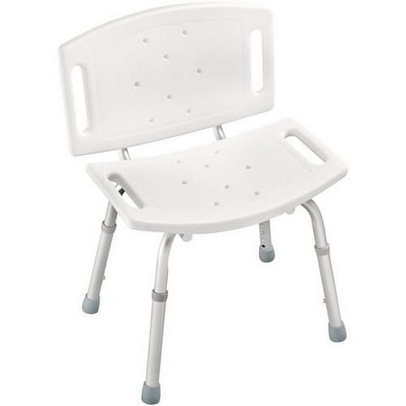 White Adjustable Tub & Shower Chair