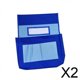 thumbnail image 1 of 2 Bolsas De Almacenamiento Con Bolsillo Trasero Para Silla, Bolsa Para Silla Para Oficina, Suministros Escolares, Preescolar, Azul, 1 of 8
