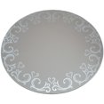 thumbnail image 1 of Miroir en Verre Rond avec Bord en Vrac-12", 1 of 1