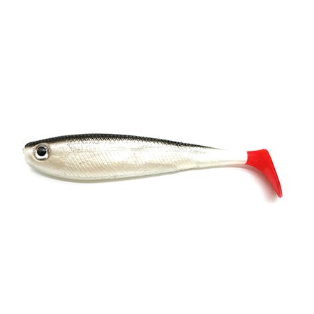 12cm/12g Fishing Lure Good Toughness Bright Color 3D Eyes Fish Bite Soft Paddle Tail Swimbait for Freshwater