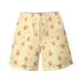 thumbnail image 4 of Binienty Men's Board Shorts Beach Swim Trunks With Peach Star Print - Quick Dry for Summer Beach Vacation and Water Activities, 4 of 10