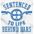thumbnail image 2 of Sentenced To Life Behind Bars Cyclist Unisex Fleece Graphic Zip Up Hoodie Brisco Brands 3X, 2 of 5