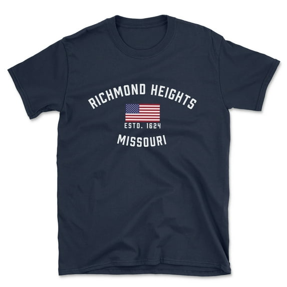 Richmond Heights Missouri Patriot Men's Cotton T-Shirt