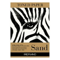 Fabriano Toned Paper Pad, 85 lb./120 gsm, 50 Sheets, 11.75" x 16.5", Sand