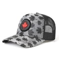 thumbnail image 4 of XIAOCHA Embroidered Trucker Hat for Men Breathable Farm Dad Hat Rodeo Baseball Cap,Grey, 4 of 4