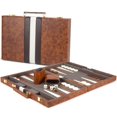 thumbnail image 2 of Juego de mesa clásico de backgammon AMEROUS de 38 x 24 cm con funda, 2 of 9