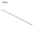 thumbnail image 3 of Uxcell 4 Pcs Carbon Fiber Strip 1x5mm 500mm Length Pultruded Flat Carbon Fiber Bars Kites, RC Airplane, 3 of 4