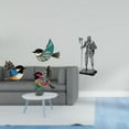 thumbnail image 2 of Estatua Decorativa De Madera Con Diseño De Caballero Pájaro Para Pared, Pájaros Voladores, Adorno De Mesa Para Jardín, Estudio, Entrada De Casa De Campo, Chimenea, Dormitorio, Decoración, 2 of 8