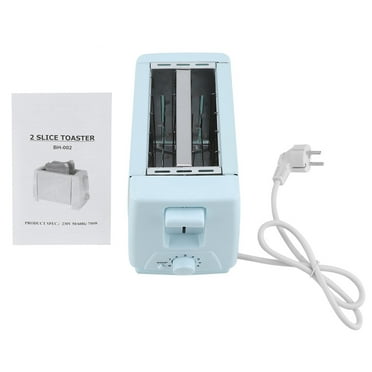 750W 2-Slice Toaster Stainless Steel Machine Electric for Breakfast Household Bread Baking