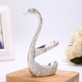 thumbnail image 5 of Cake Fork, Stainless Steel Serving Bar Dessert Spoon with Swan Holder Household Tableware (Silver), 5 of 5