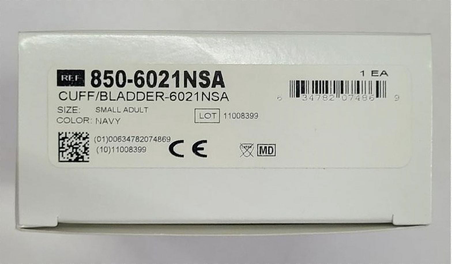 Advantage Small Adult Cuff Arm Reusable Blood Pressure Cuff 850-6021NSA Blue 1 Each