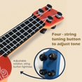 thumbnail image 4 of Mini Guitar for Baby Beginners Classic Mini Ukulele Guitar Educational Musical Instrument Toy for Kids Early Education Red, 4 of 5