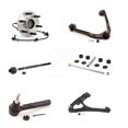 thumbnail image 1 of Transit Auto Front Left Hub Bearing Lower Upper Control Arm Tie Rod Link Kit (6Pc) for Car GMC Sierra 1500 Chevrolet Silverado Classic RWD with Torsion Bar front springs Rack steering type K7T-107319, 1 of 11