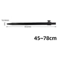 thumbnail image 4 of Extension Adjustable Aluminum Fishing Bankstick, Ground Support Fishing Rest for Bite , Bank Stick Accessories Tool 45.5cm, 4 of 6