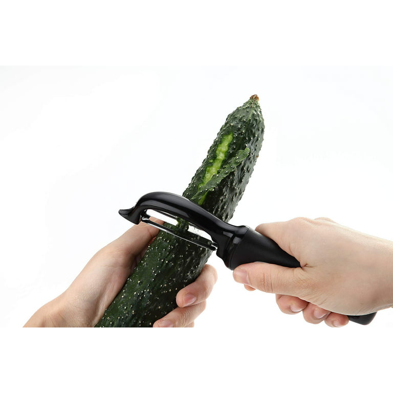 Home Basics Swivel Vegetable Peeler with Rubber Grip & Reviews
