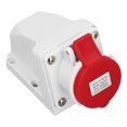 thumbnail image 4 of Conector Industrial TICFOX IP44 Impermeable A Prueba De Polvo 4 Núcleos 16A 3P+E 380-415V, 4 of 7