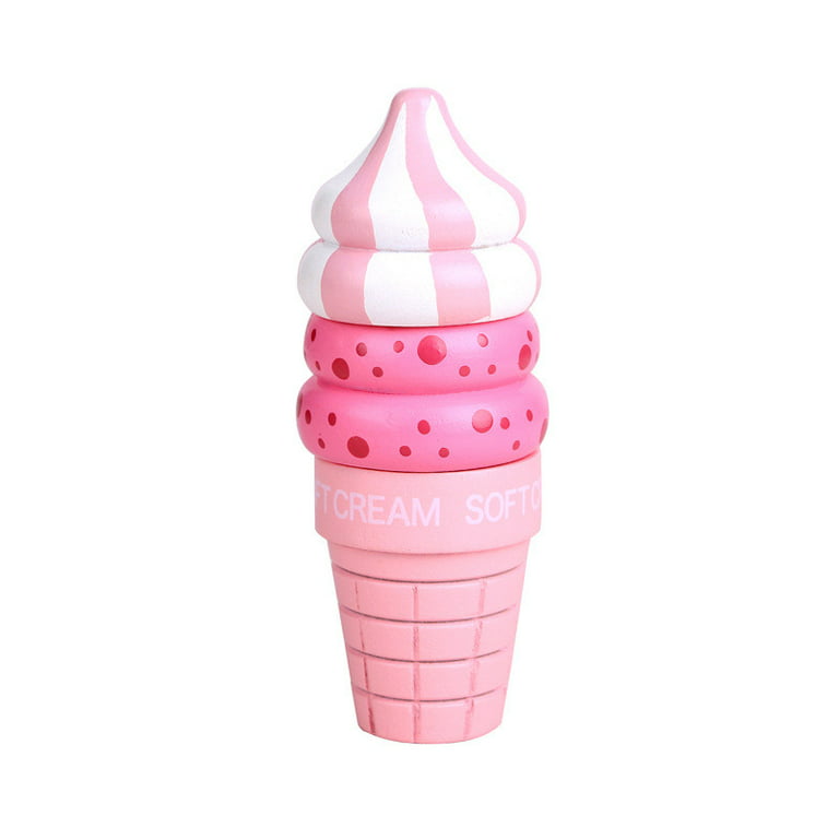 Toys for Kids, Play House Toys Ma-gnetic Chocolate Strawberry Ice cream Toy  Gifts For Children 