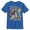 Royal Blue, variant on Boy's Transformers Decepticon Characters Boxes Graphic Tee Royal Blue Medium