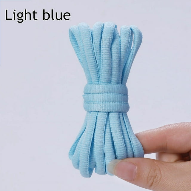 Oval Half Round Athletic Shoe Laces for Running Sneakers - Durable Fade-Resistant - 1 Pair