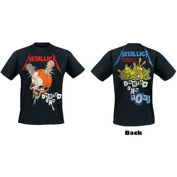 Metallica Unisex T-Shirt Damage Inc (Back Print)