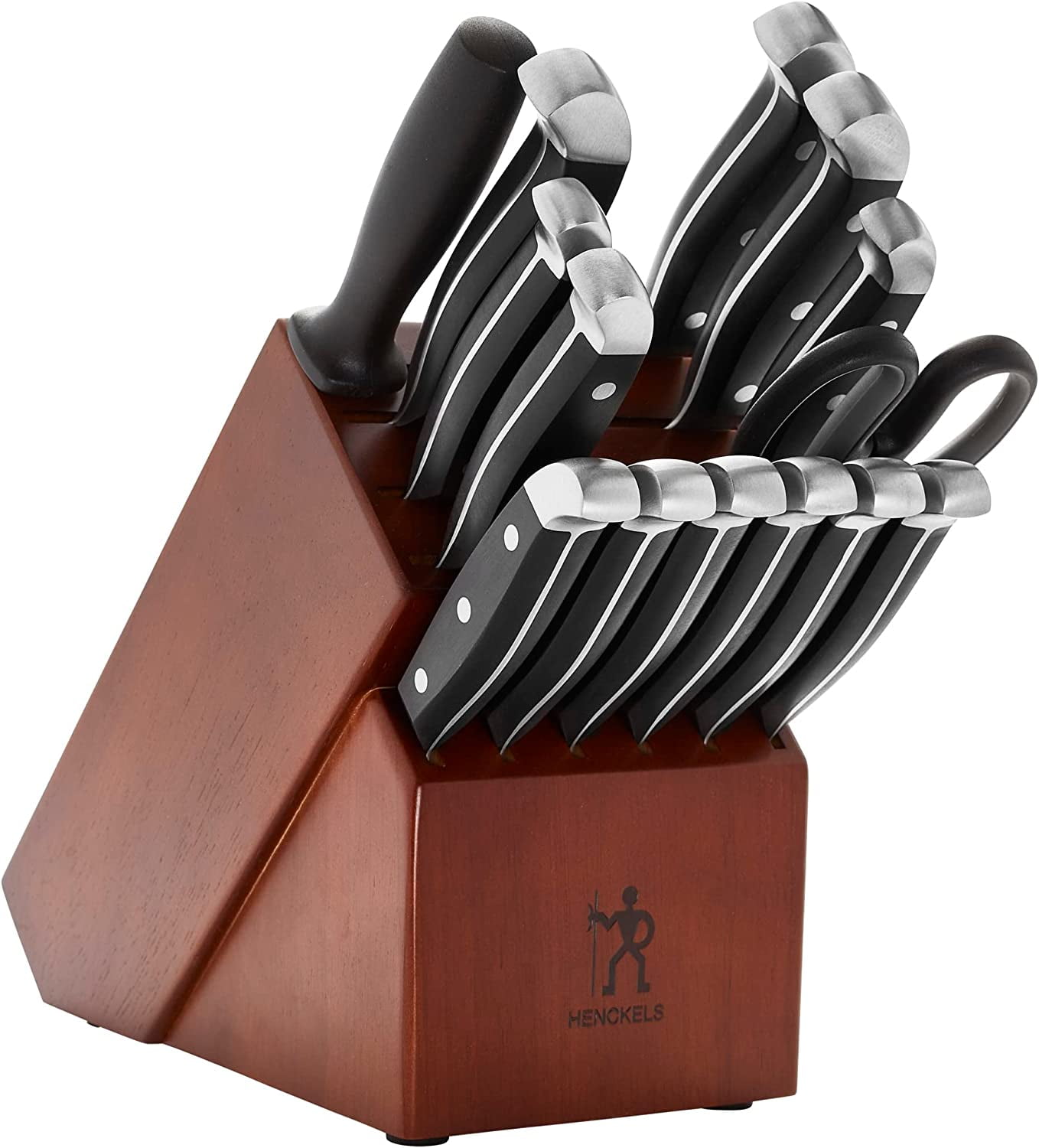 Henckels Statement 15pc Knife Block Set with sharpener