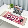 thumbnail image 6 of nygtbtfer Good is Within her She Will not Fail Mousepad Non-Slip Rubber Gaming Mouse Pad Round Mouse Pads for Computers Laptop 31.5x11.8 in, 6 of 6