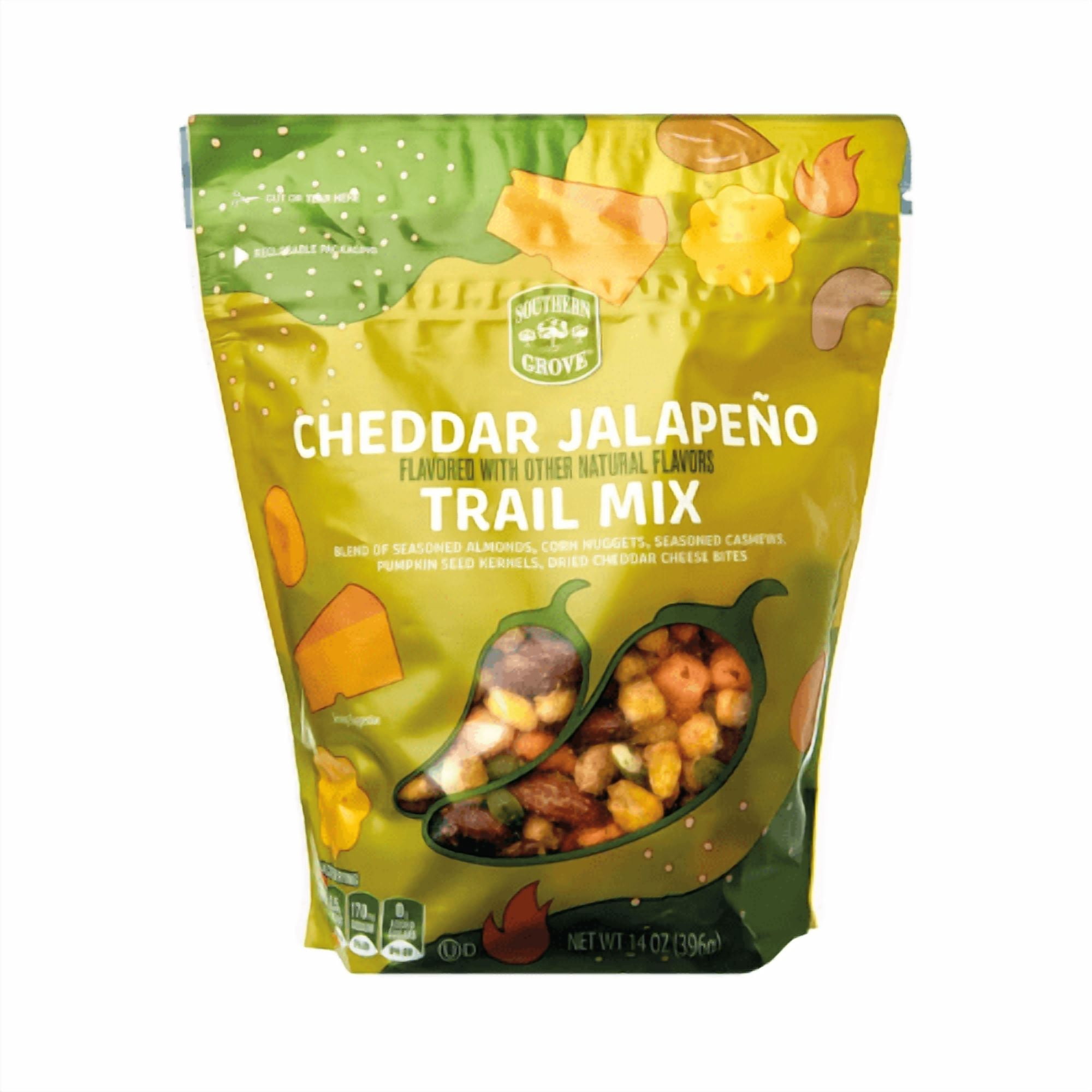 Southern Grove Jalapeño Cheddar Trail Mix Spicy 14oz 2 Pack
