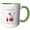 Green/White, variant on 3drose, Pharmacist Pharmacy Humorous Puns with Holiday Cheer, 11oz Mug