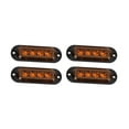 thumbnail image 2 of Luz Estroboscópica Para Automóvil, Fácil Instalación IP65 A Prueba De Agua 3000K Luces Laterales Para Camiones 4 LED Hermosa Práctica Para Remolques Para Automóviles Para, 2 of 8