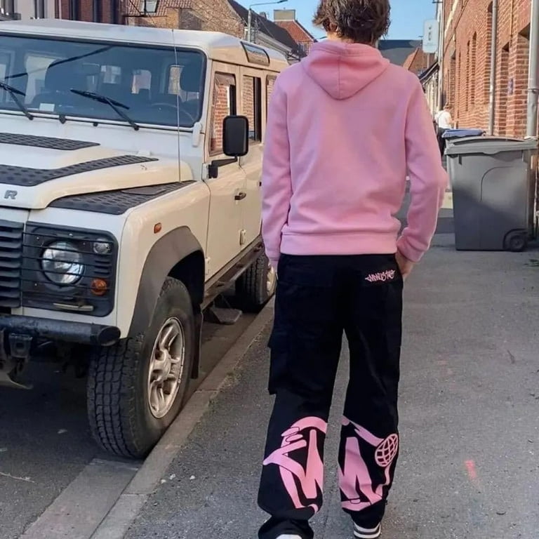 Minus Two Retro Printed Baggy Pants Minus Two Cargo Pants Hip Hop Streetwear Loose Joggers Trousers Minus Two Retro Printed Baggy Pants Minus Two Cargo Pants Hip Hop Streetwear Loose Joggers Trousers