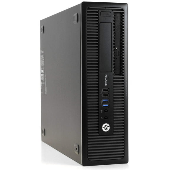 Restored HP EliteDesk 800 G1 Desktop Tower Computer, Intel Core i7, 16GB RAM, 512GB SSD, DVD-ROM, Windows 10 Home 64 Bit, Black (Refurbished)