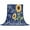 Blue, variant on Flannel Throw Blanket for Couch Sofa Bed,Letters You Are My Sunshine Soft Cozy Warm Fuzzy Blanket 30x40in