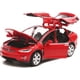 thumbnail image 1 of Model car for Tesla X 90 1:32 - ring car with sound and light - also as a toy car with pull-back function - gift for children, 1 of 5