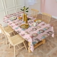 thumbnail image 3 of Doll Princess Pattern Rectangle Tablecloth 60"x102",Waterproof Polyester Rectangle Table Cloth, Wipeable Spillproof Polyester Tablecloth for Dining, Camping, Indoor and Outdoor, 3 of 6