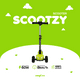 thumbnail image 3 of Patin Eléctrico Infantil Scootzy 60W 2000 mah Piso Plástico-Estructura Negra, 3 of 7